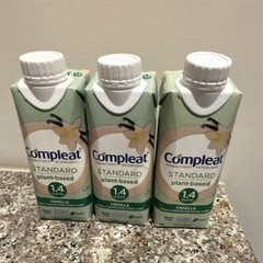 24 per pack – Compleat Plant-Based Vegan Gluten-Free Vanilla. (EXP OCT 2026)