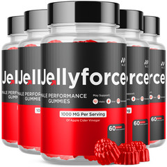 (5 Pack) Jellyforce Male Gummys Advanced Male Jelly Force Formula 300 Gummies