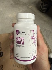 Nerve Renew Advanced Nerve Support 60 Capsules New Sealed Exp 04/2027 R-ALA B12