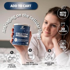 Nature’s Finest Cell PRO Anti-Aging Cellular Regeneration Support Powder 4x150g