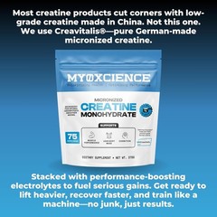 MYOXCIENCE Micronized Creatine | with 100% Creavitalis—The World’s Purest Mic…