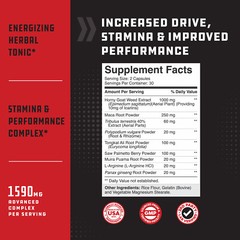 Extra Strength Testosterone Booster for Men with Horny Goat Weed Maca Root