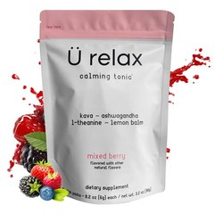 3 Pack U Relax Calming Tonic- 45 Packets MIXED BERRY Flavor Relax Calming Drink