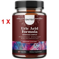 Uric Acid Formula Tart Cherry Celery Milk Thistle Cranberry Kidney Cleanse Detox