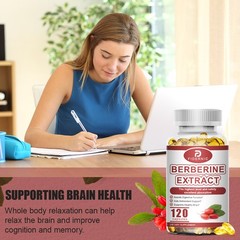 Premium Berberine HCL 1200mg Capsules -Cardiovascular Health Blood Sugar Support