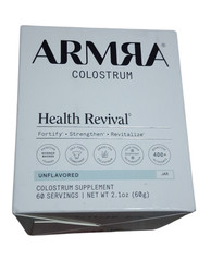 ARMRA Colostrum Health Revival Unflavored Jar 60 Servings 2.1oz Sealed NEW