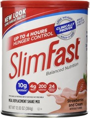 Delicious Strawberries & Cream Shake Mix – 14 Servings – Gluten Free Weight Loss