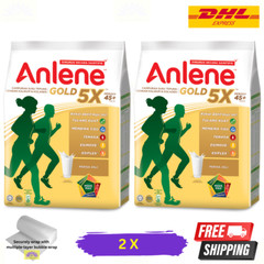 2 X Anlene Gold 5X 1kg Milk Powder for Adult 45+ Stronger Bones – Fast Shipping