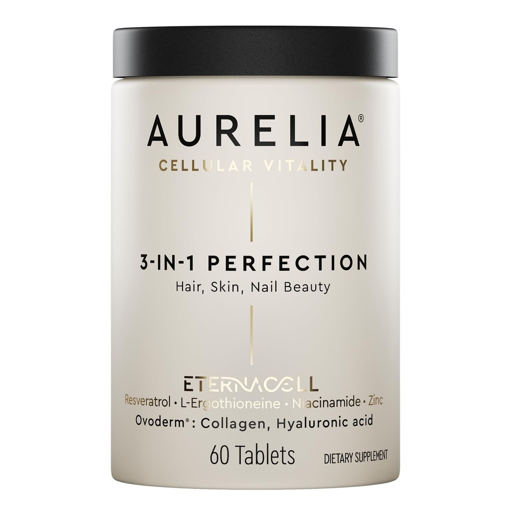 Aurelia 3-In-1 Cellular Anti-Aging Collagen Hair Skin Zinc Resveratrol