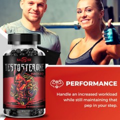 Natural Testosterone Booster – Increase Energy, Improve Muscle Growth 120Capsule