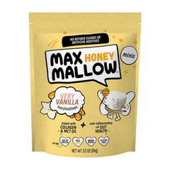 Know Brainer Very Vanilla Mini Honey Marshmallows – Gluten Free, Collagen-Infuse