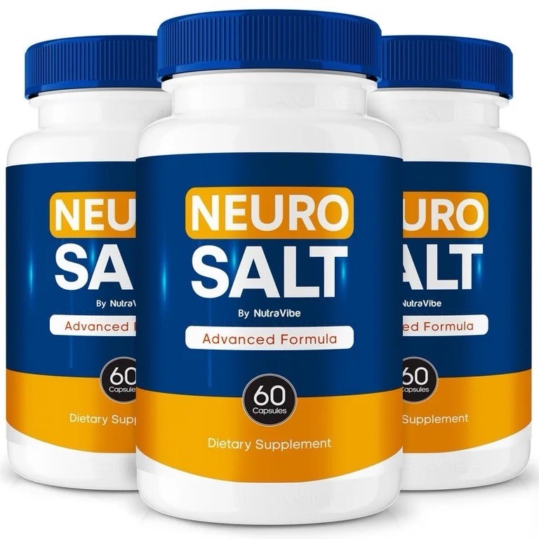 (3 Pack) Neuro Salt Nootropic All Natural Brain Supplement NeuroSalt 180ct 11/27