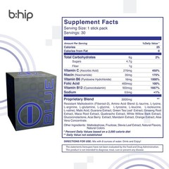 Natural Bhip Blue Flavor Energy Blend – Boost Stamina with 30 Convenient Packets