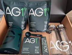 GENUINE AG1 Athletic Greens Pouch 60 servings (2) AG1 Pouch (5) AG1 Travel
