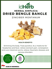 [idHerb] 50-400 Gram Dried Bengle Bangle Zingiber Montanum Organic WildCrafted