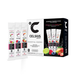 Celsius On The Go Powder Sticks Variety Pack, Essential Energy, 30 pk; KOSHER!