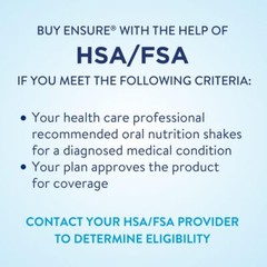 Ensure Original Milk Chocolate Nutrition Shake With Fiber | Meal Replacement