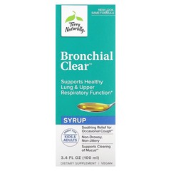 2 X Terry Naturally, Bronchial Clear Syrup, 3.4 fl oz (100 ml)-worldwide