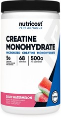 Nutricost Creatine Monohydrate Powder (Sour Watermelon, 500 Gram) – Micronized
