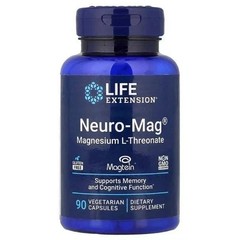 Neuro-Mag Magnesium L-Threonate from 2000 mg Magtein – Life Extension 90caps