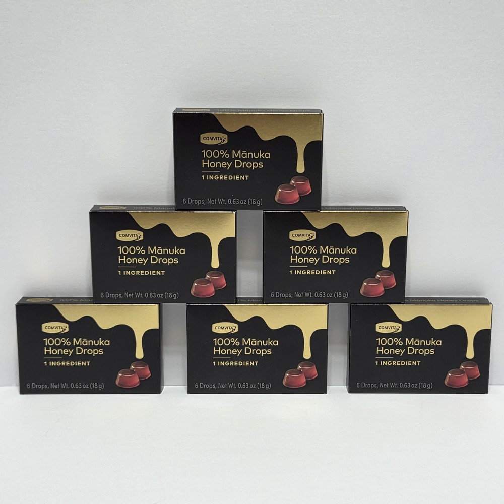 6 Count Comvita Pure Manuka Honey Drops 6 Pack