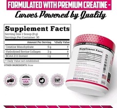 Old School Labs Creatine Monohydrate for Women 240g 8.46oz Unflavored Powder New