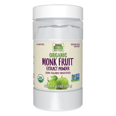 NOW Monk Fruit Extract Organic Powder – 3. 7 oz Zero-Calorie Sweetener