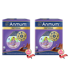2 X Anmum Materna 650g Milk For Pregnant Woman Original + Chocolate Flavour