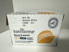 12 Pack KATE FARMS Organic Plant Based 1.8 Renal Support Vanilla 8.45 oz 9/2026