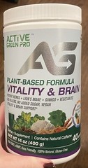 Active Green Pro Powder Plant-Based VITALITY & BRAIN Pineapple- Coconut Flaver.