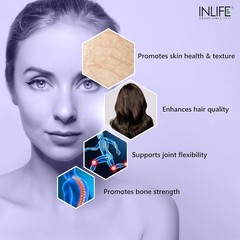 IN.LIFE Collagen Peptides Powder 200g Pack of 3 Joint Skin Support