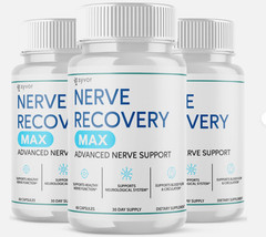 (3 Pack) Nerve Recovery Max Nootropic Formula All Natural Supplement 180 Capsule