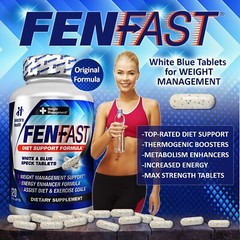 FENFAST® 375 Diet Pills with Energy Enhancers 120 White/Blue Tablets