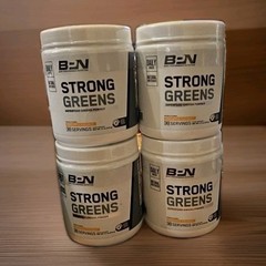Bare Performance Nutrition Strong Greens Superfoods Powder- Pineapple Coconut 4x