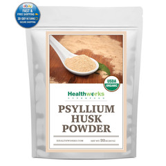 Healthworks Superfoods Organic Psyllium Husk Powder – 32 2 Pound (Pack of 1)