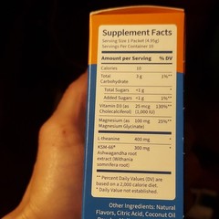 nello Super Calm Calming Drink Mix Orange Creamsicle 10 Packets 0g Sugar