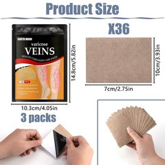 36PCS Varicose Veins Patch – Natural Relief Treatment for Legs, Spider