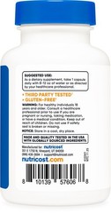 Nutricost Zinc Bisglycinate (50mg) 120 Vegan Capsules – GMO-Free, Gluten-Free