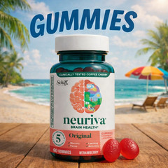 Neuriva Brain Performance Original Strawberry 50 Gummies Exp 09/2026 + NEW