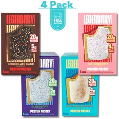 Legendary Foods Protein Pastry – Variety Pack All in one 16 Pack (4 box)