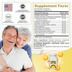 Candida Cleanse Gut & Colon Support 60 Capsules For Women & Men, Fast shipping