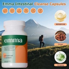 3 Pack Emma Gut Health Supplement 180 Capsules for Bloating Relief & Leaky Gut**
