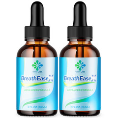 (2 Pack) BreathEaseX Drops Advanced Lungs Support Breath EaseX 60 Servings