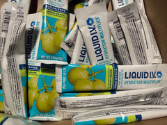 30x Liquid IV Sugar Free Green Grape Hydration Multiplier Drink Mix Sticks 11/26
