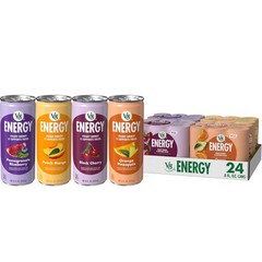 +Energy Juice Drinks 24 Pack: Infused with Natural Energy & B Vitamins