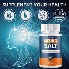 (5 Pack) Neuro Salt Nootropic All Natural Brain Supplement NeuroSalt 300 Capsule