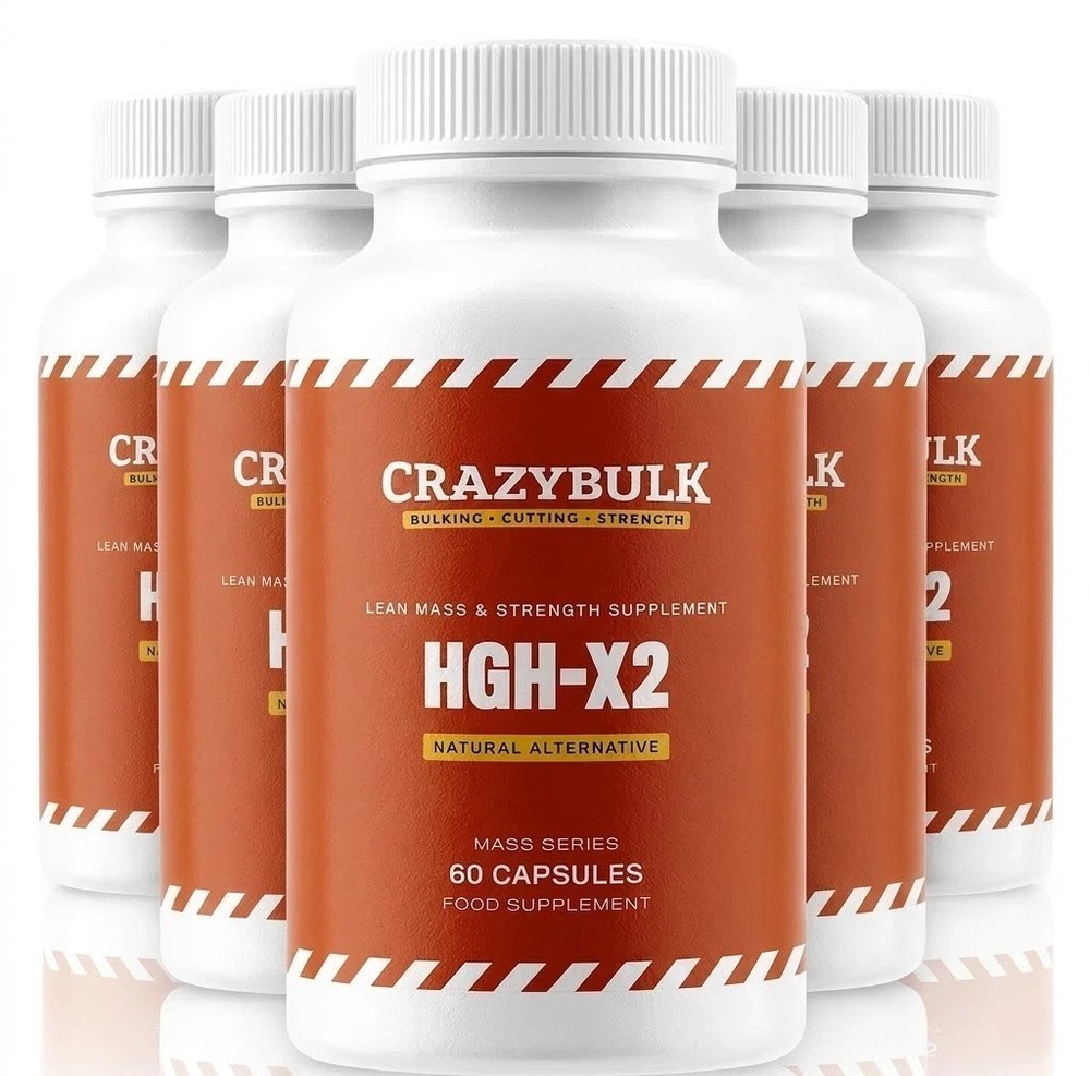 CrazyBulk Natural Alternative for Lean Mass & Strength 60 Capsules – Pack of 5