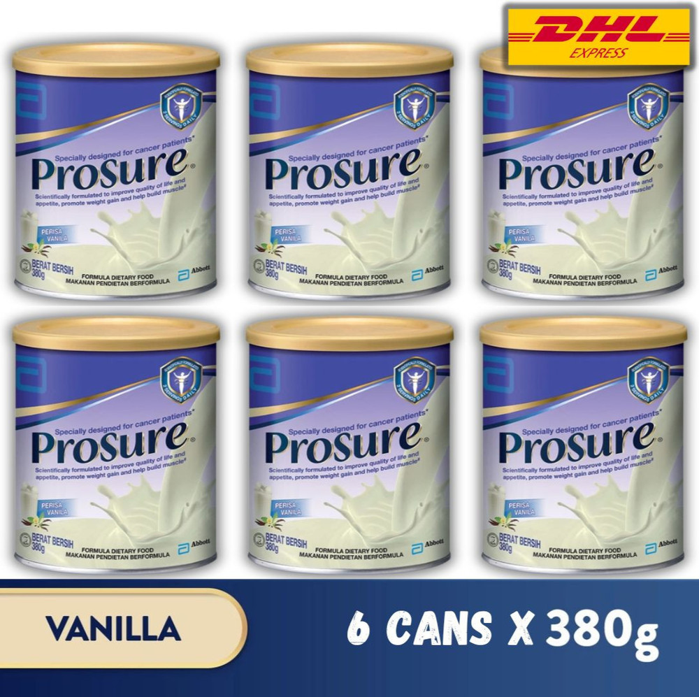 6 X Abbott Pro sure Milk (High Protein, Prebiotic & EPA) 380g FAST SHIPPING DHL