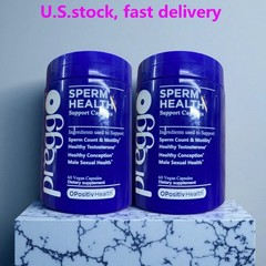 Prego Sperm Health 2 Pack Male Reproductive Wellness & Vitality Supplement