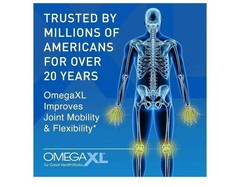 OmegaXL Joint Support Supplement, for Relief – Natural Muscle Support 60 Count